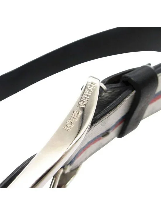 Louis Vuitton Belt Ceintur Monogram White - Picture 6 of 10